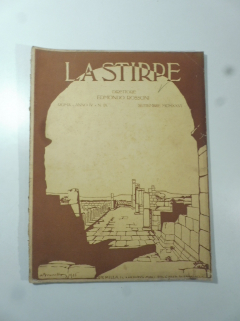 La stirpe. Direttore Edmondo Rossoni, n. 9, settembre 1926